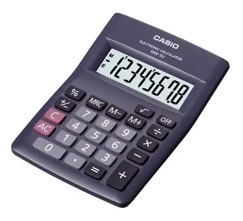 CALCULADORA CASIO 8 DIGUITOS MW-5V - 2