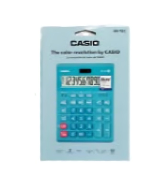 CALCULADORA CASIO TIPO MINI ESCRITORIO GR-12C CELESTE - 3