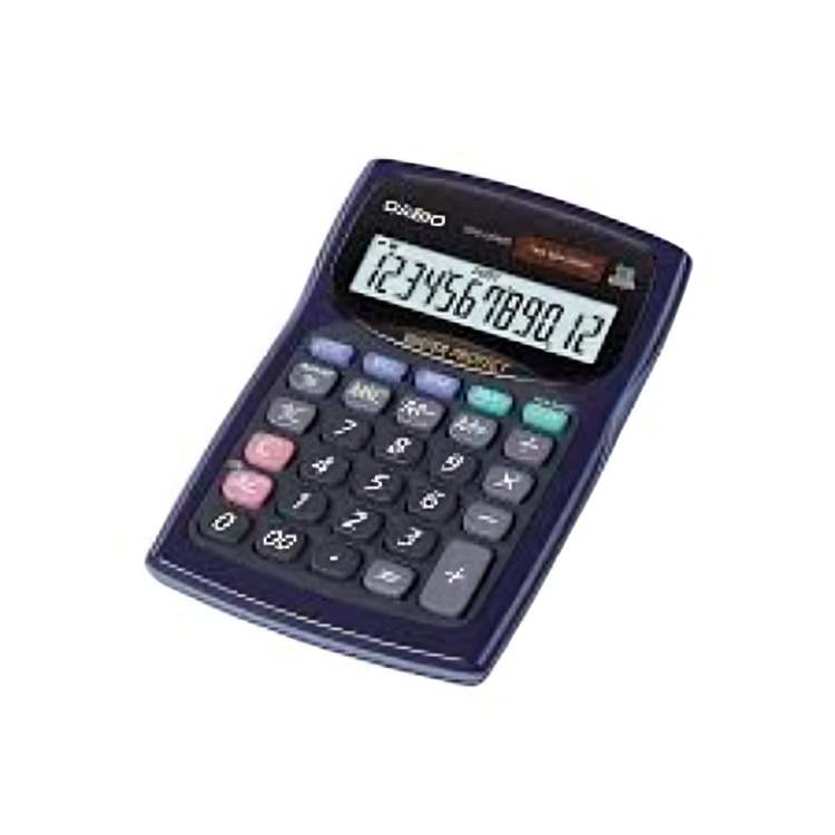 CALCULADORA CASIO TIPO MINI ESCRITORIO WD-220MS MORADO - 2