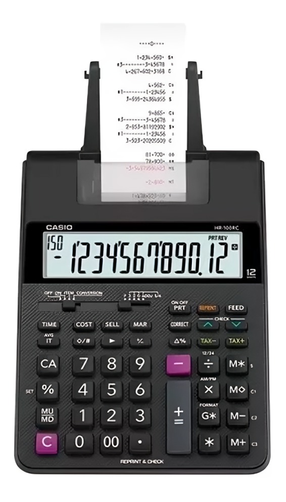 CALCULADORA CASIO 12 DIGUITOS HR-100RC - 2