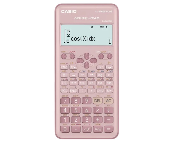 CALCULADORA CASIO CIENTIFICA FX-570 ES PLUS ROSA - 2