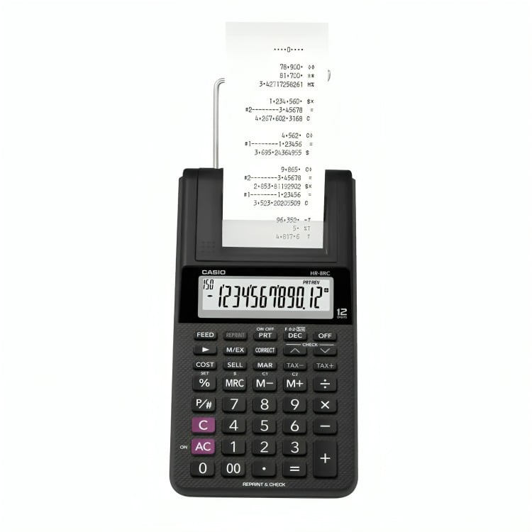 CALCULADORA CASIO 12 DIGUITOS HR-8RC - 3