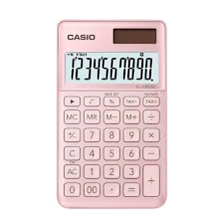 CALCULADORA CASIO TIPO MINI ESCRITORIO SL-310C ROSA - 1