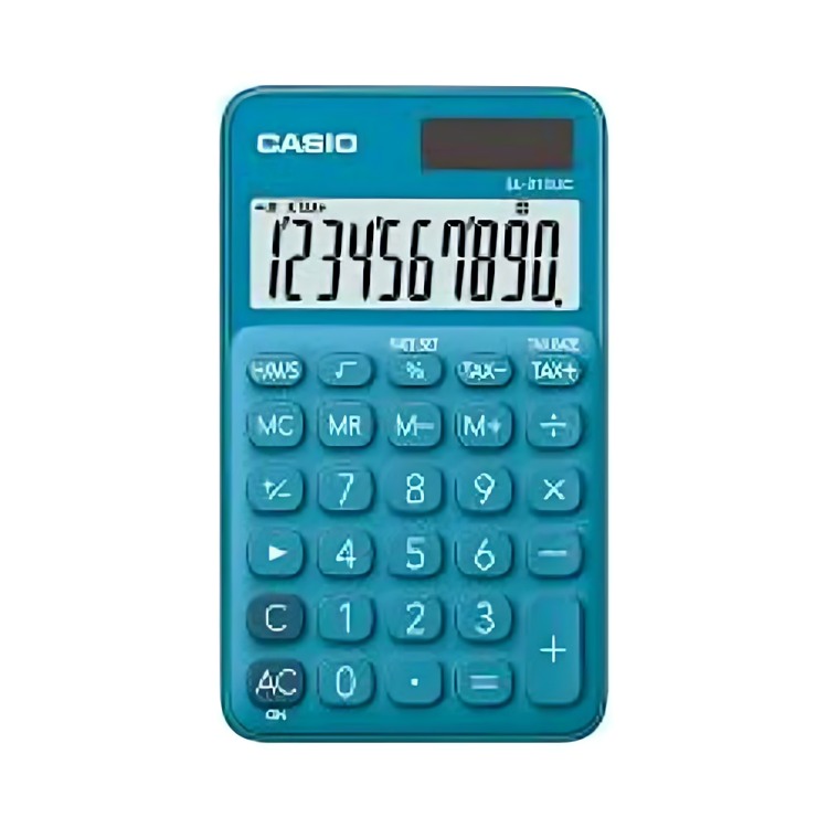 CALCULADORA CASIO TIPO MINI ESCRITORIO SL-310C AZUL - 3