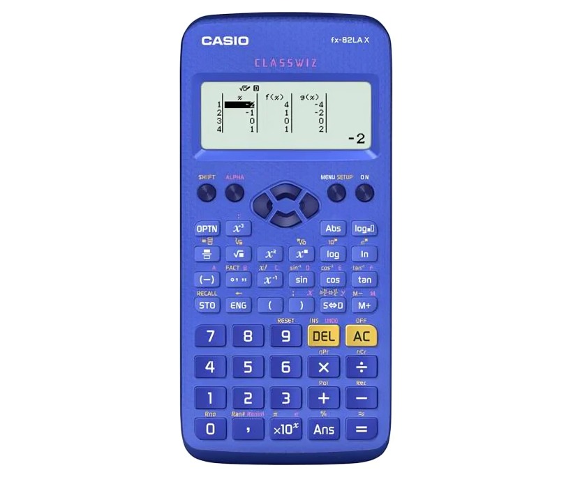 CALCULADORA CASIO CIENTIFICA FX-82 LA X AZUL - 1