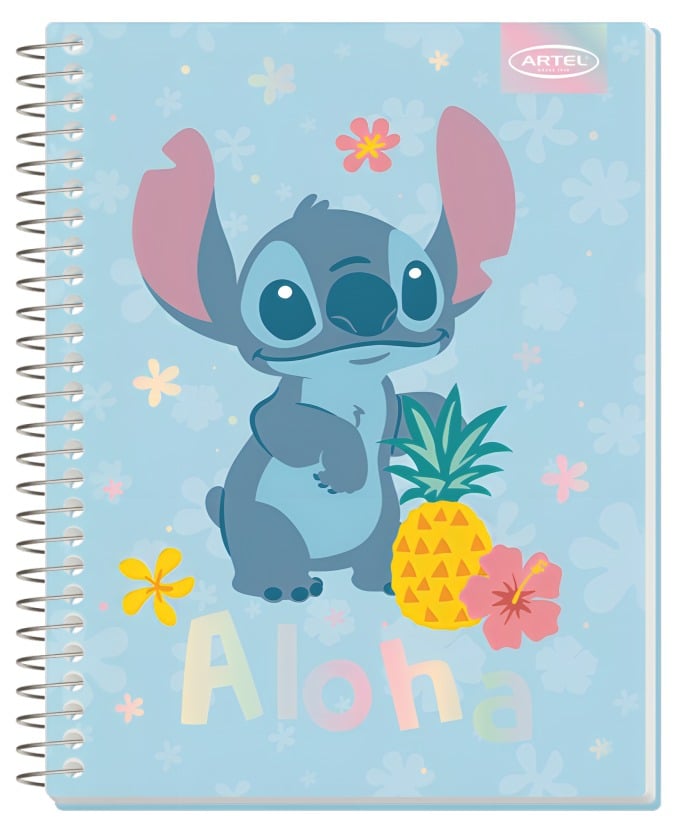PACK 4PCS CUADERNOS ESPECIAL 150HJ STITCH CUTE ARTEL - 3
