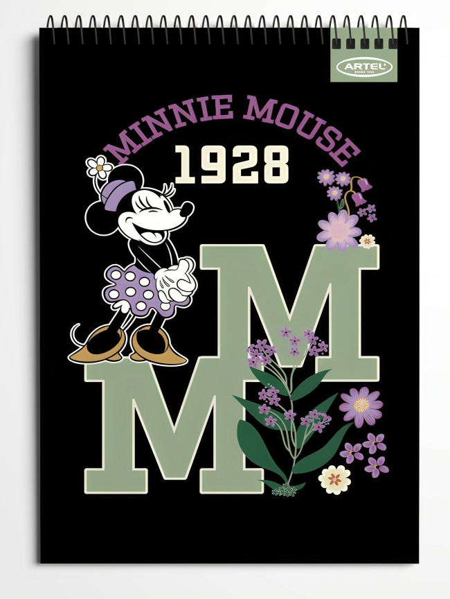 PACK 6PCS CROQUERA 21X32 80HJ MINNIE SPRING ARTEL 2856 - 1