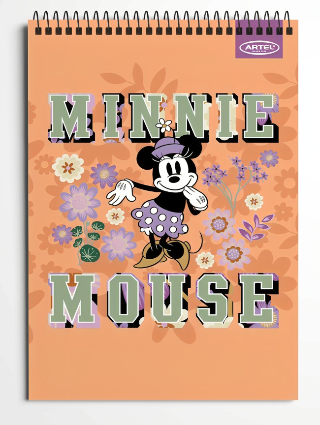 PACK 6PCS CROQUERA 21X32 80HJ MINNIE SPRING ARTEL 2856 - 4