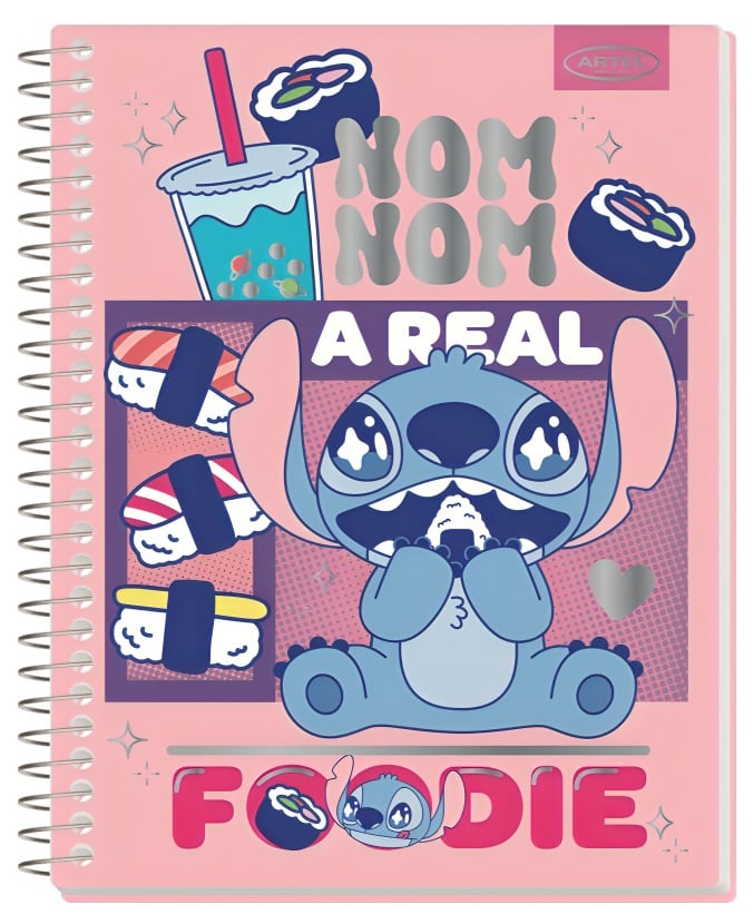 PACK 4PCS CUADERNOS ESPECIAL 150HJ STITCH FOODIE - 1