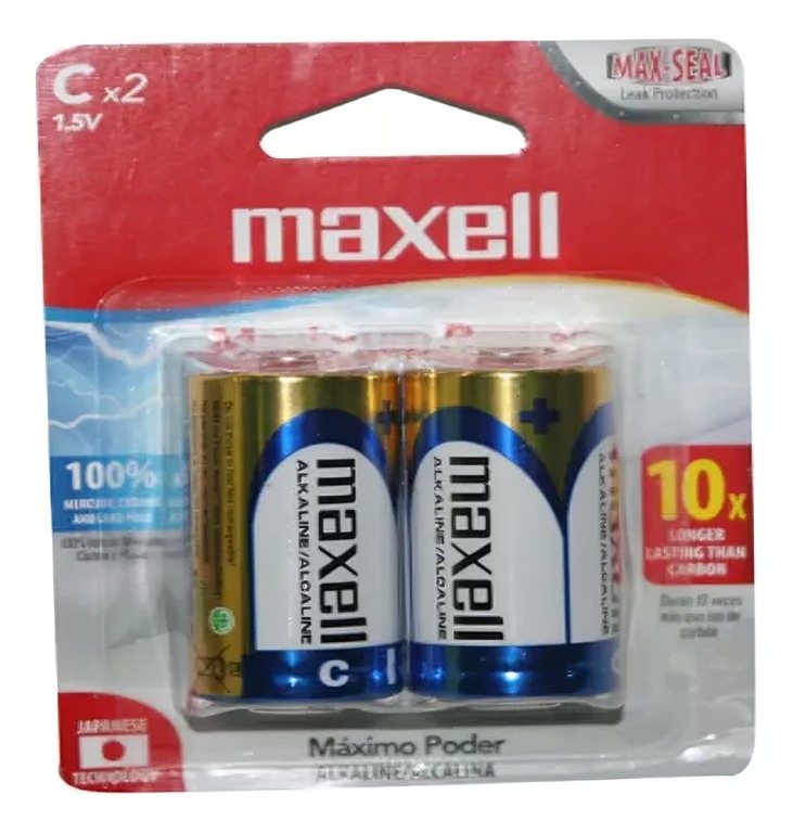 PILA ALCALINA MAXELL MAX ALCALINA C PRO 2 - 2