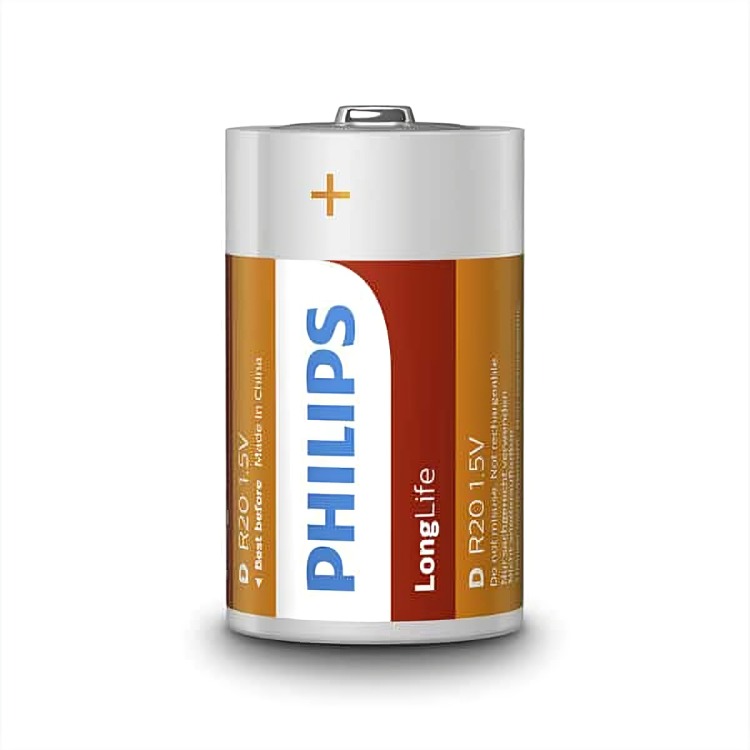 PILA DE CARBON PHILIPS D - 1