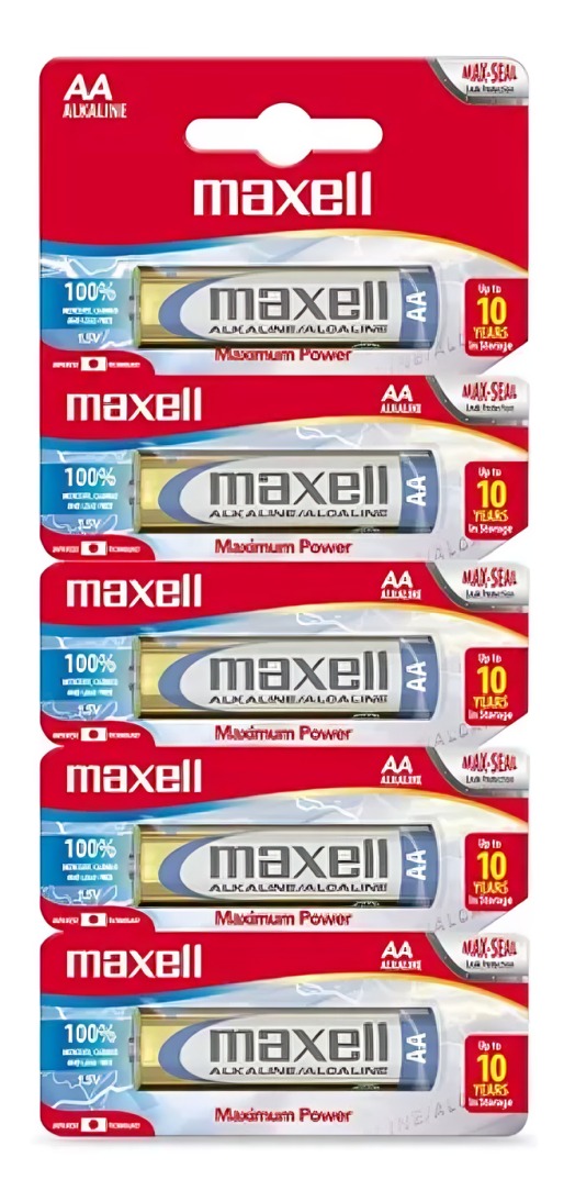 PILA ALCALINA MAXELL MAX ALCALINA AA PRO 5 - 1