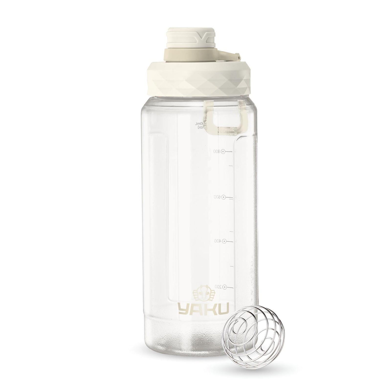 BOTELLA SHAKER PLÁSTICO 1100 ML LARIMAR CREMA - 2