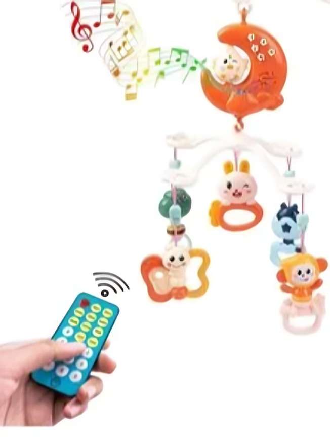 MOVIL  INFANTIL LUNA CON CONTROL REMOTO (668-168) - 2