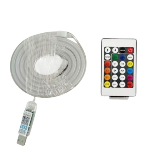 LED TIRA NEÓN RGB 1M USB APP Y CONTROL REMOTO - 2