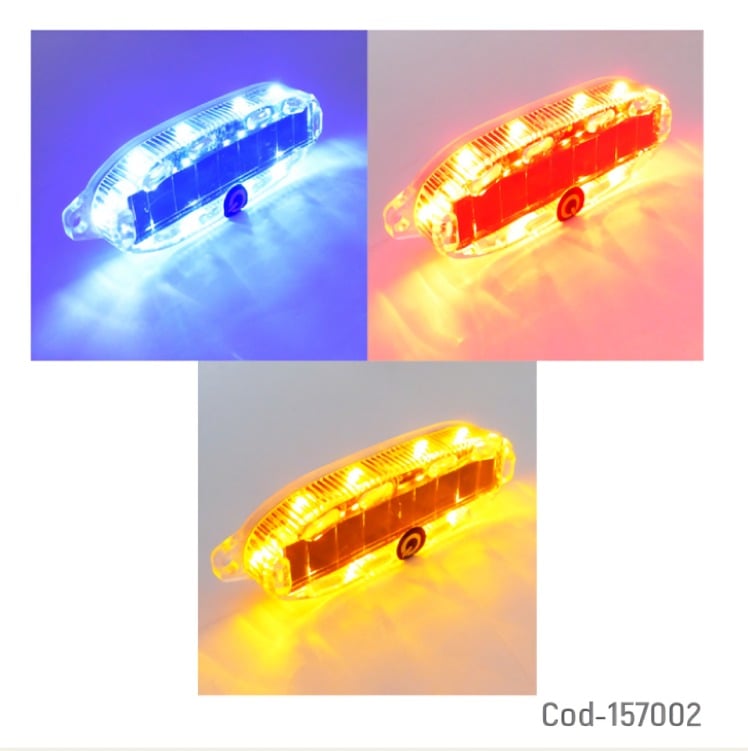 LUZ SOLAR 10 LED 24V CAMIÓN SET 2 COLORES - 3