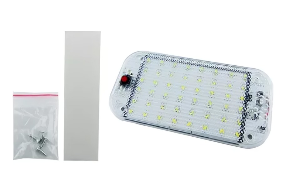 LUZ DE TECHO 48 LED CX05 12/24V LUZ BLANCA - 1
