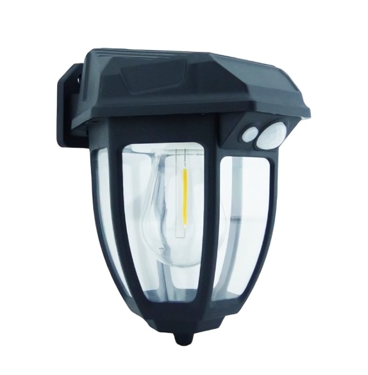FAROL LED SOLAR WW-669-1 LUZ FIJA CON SENSOR - 1