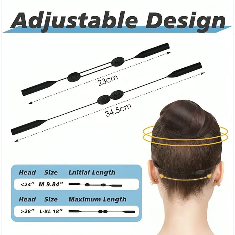 SOPORTES ANTIDESLIZANTES PARA GAFAS FIJADORES DE LENTES - 3