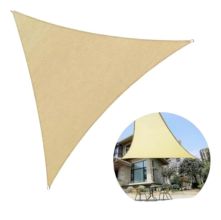 CARPA LONA / VELA MALLA SOMBRA TRIANGULAR 3.5MX3.5MX3.5M - 3