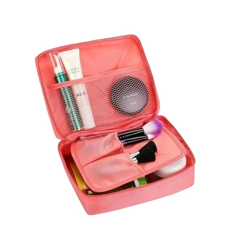 NECESER ORGANIZADOR COSMETIQUERO BOLSA VIAJE TRAVEL TURQUESA - 2