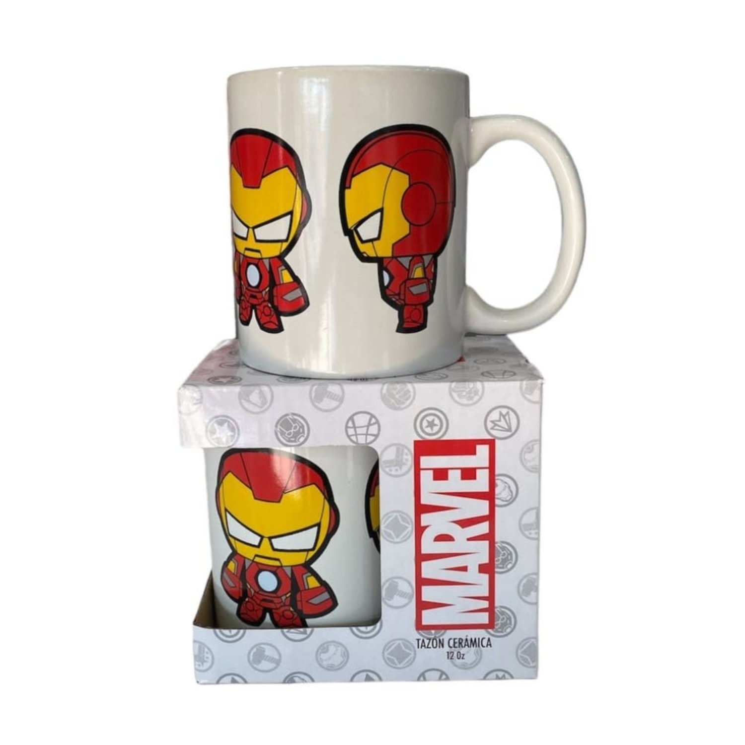 TAZON 12 OZ COLECCIÓN MARVEL IRON MAN - 1