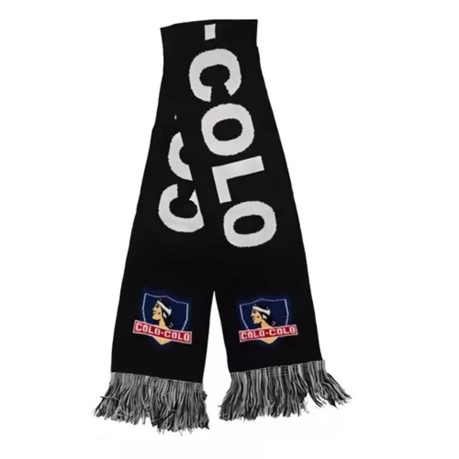 BUFANDA COLO COLO LICENCIADA TITANIO COLOR NEGRO - 1