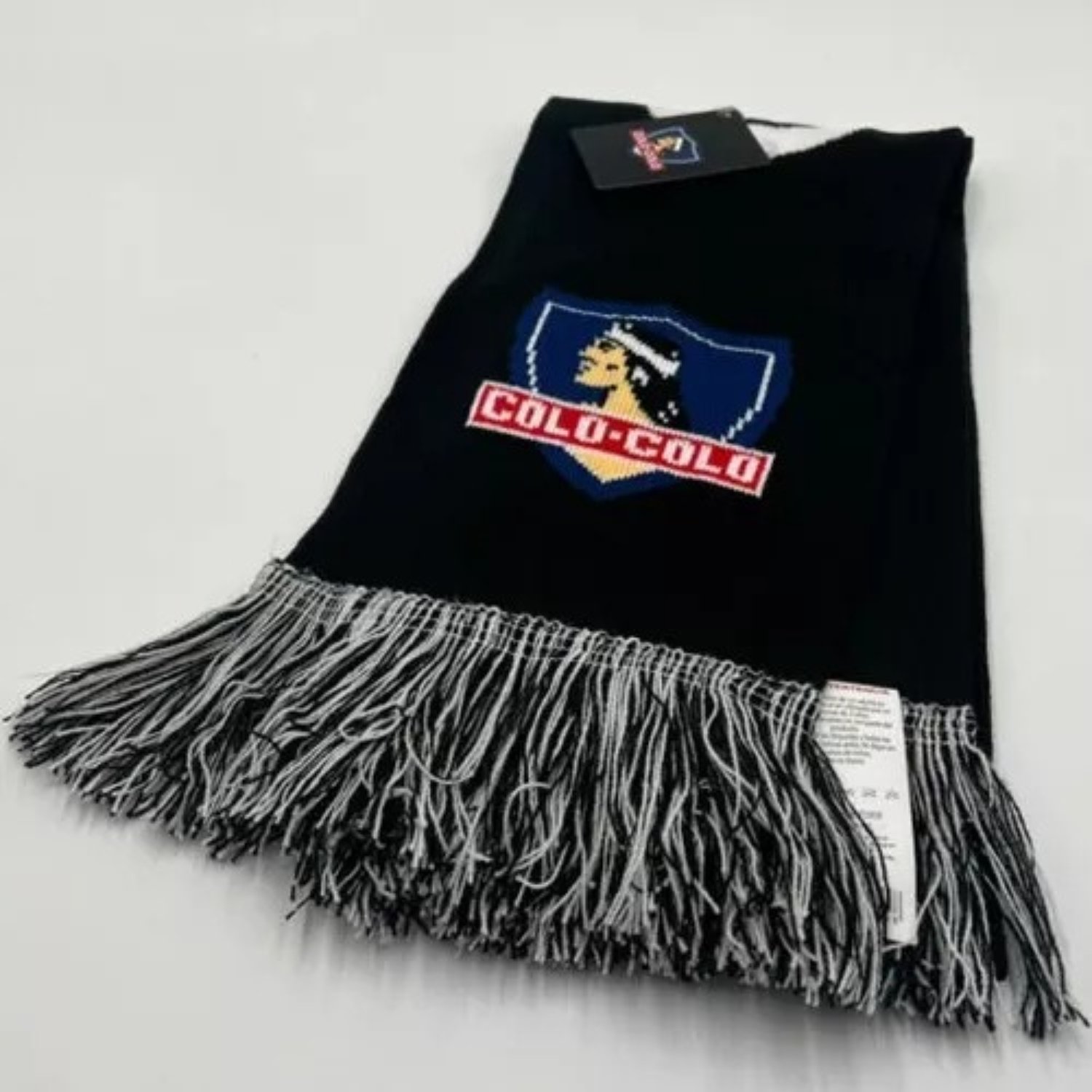 BUFANDA COLO COLO LICENCIADA TITANIO COLOR NEGRO - 4