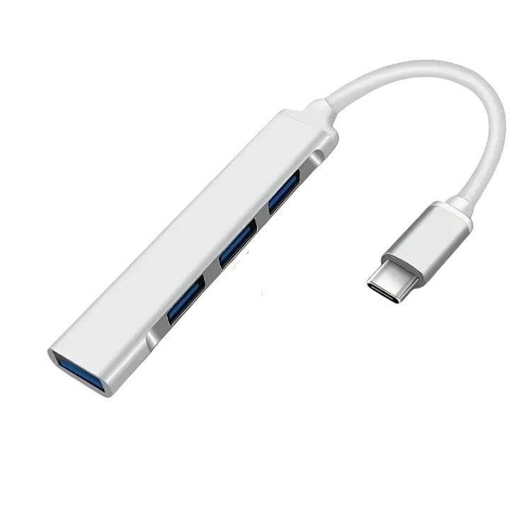 GENÉRICO ADAPTADOR USB HUB TIPO C 4 X USB 3.0 4 EN 1