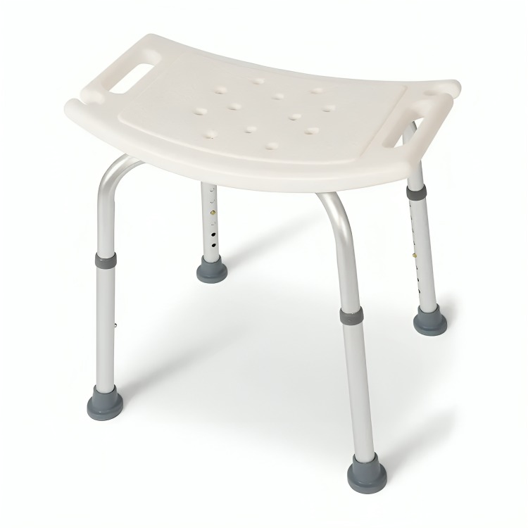 SILLA ASIENTO DE DUCHA SEGURIDAD ANTIDESLIZANTE REGULABLE - 2