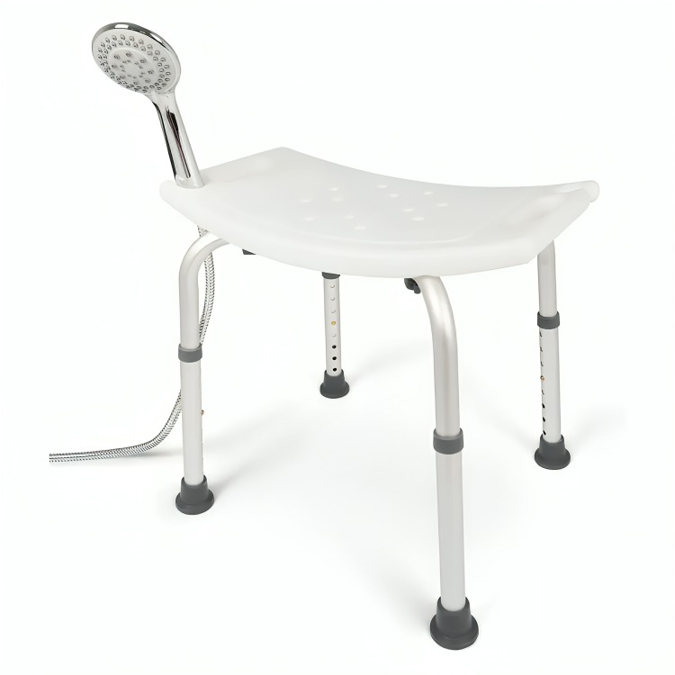 SILLA ASIENTO DE DUCHA SEGURIDAD ANTIDESLIZANTE REGULABLE - 3