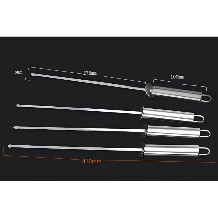 SET PARRILLERO ASADO BARBACOA 18 PCS EN MALETA KIT PARRILLA - 1