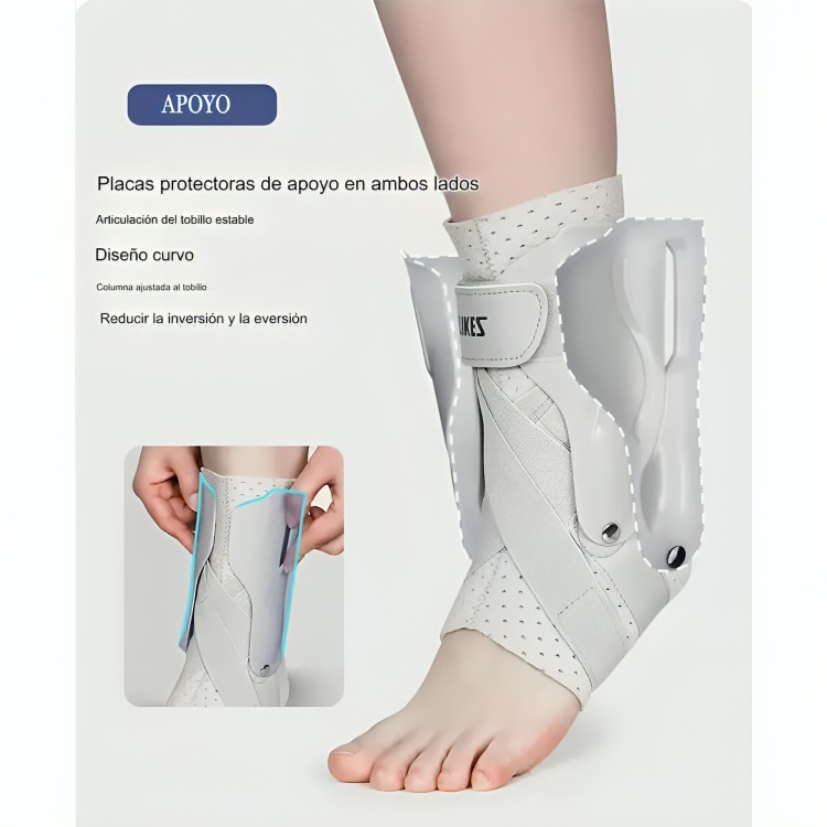 ESTABILIZADOR TOBILLERA TRANSPIRABLE CON SOPORTES LATERALES TALLA L - 5