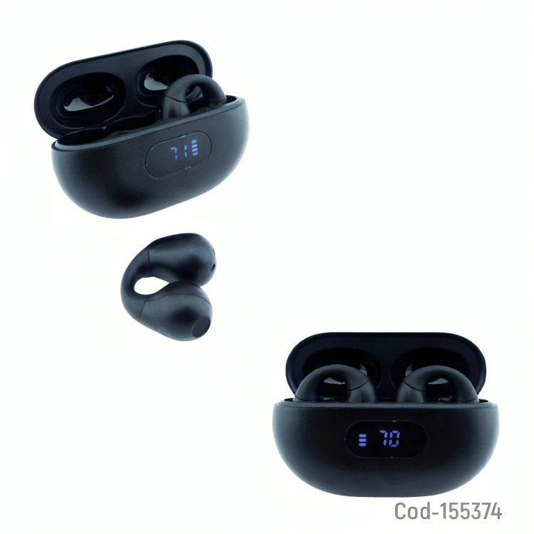 AUDIFONO TRUE WIRELESS BLUETOOTH MOD.Q80 CLIP ON CON PANTALLA LCD - 3