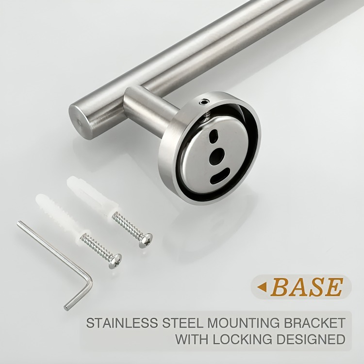 BARRA SEGURIDAD PARA DISCAPACITADOS ABATIBLE ACERO INOX 60CM - 3