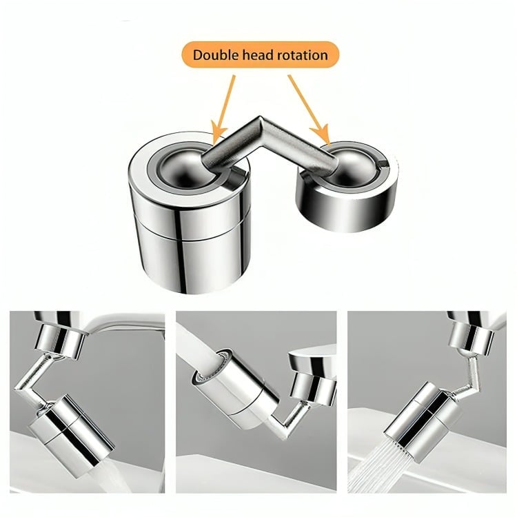 GRIFO MONOMANDO LLAVE LAVAPLATOS LAVALOZA ACERO INOXIDABLE - 4