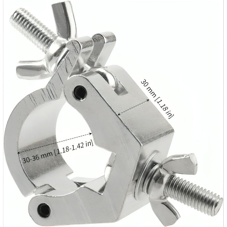 CLAMP MUELA DE ALUMINIO PARA TRUSS E ILUMINACIÓN - 2