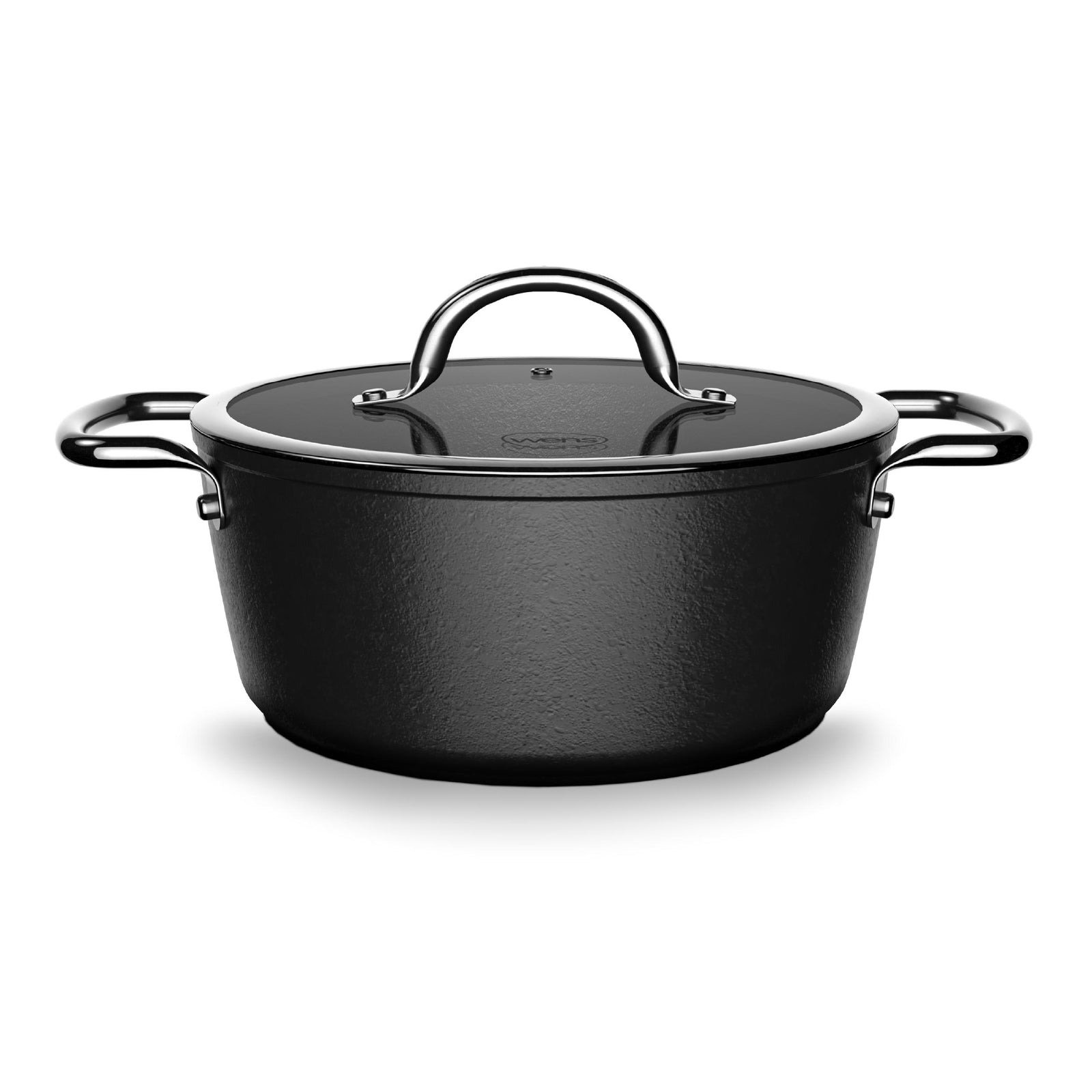 BATERÍA DE COCINA 7 PIEZAS ALUMINIO FORJADO BLACK - 1