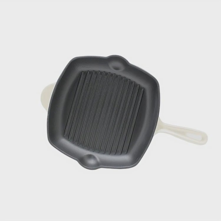 SARTEN GRILL IRON CAST 28CM WHITE KEEP - 2