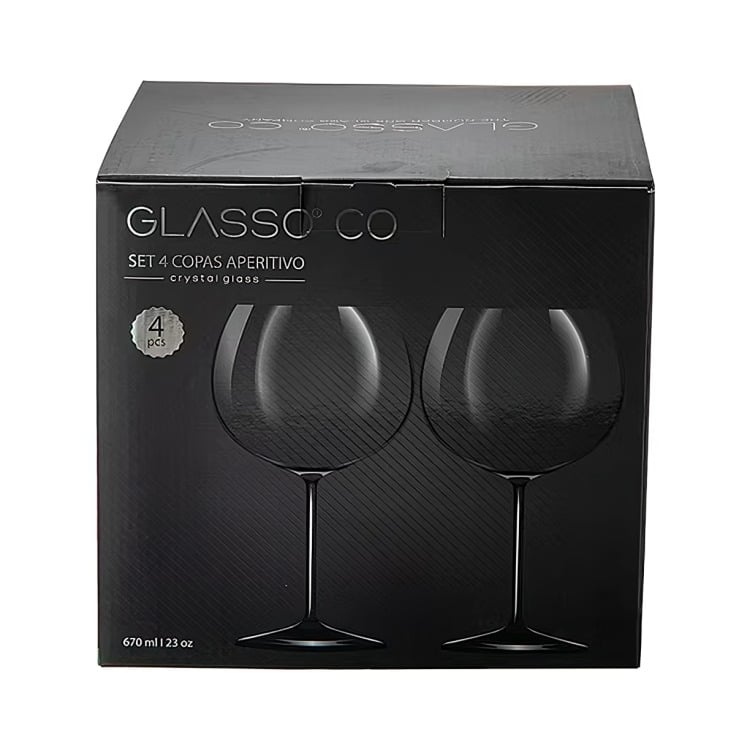 SET 4 COPAS APERITIVO GLASSO - 2
