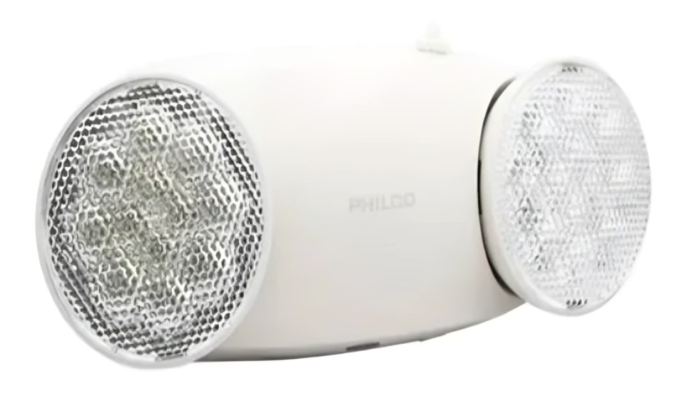LAMPARA DE EMERGENCIA AT60 2 FOCOS FIJA PHILCO - 2