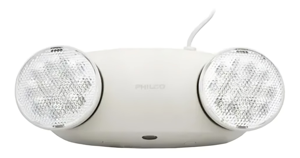 LAMPARA DE EMERGENCIA AT60 2 FOCOS FIJA PHILCO - 3