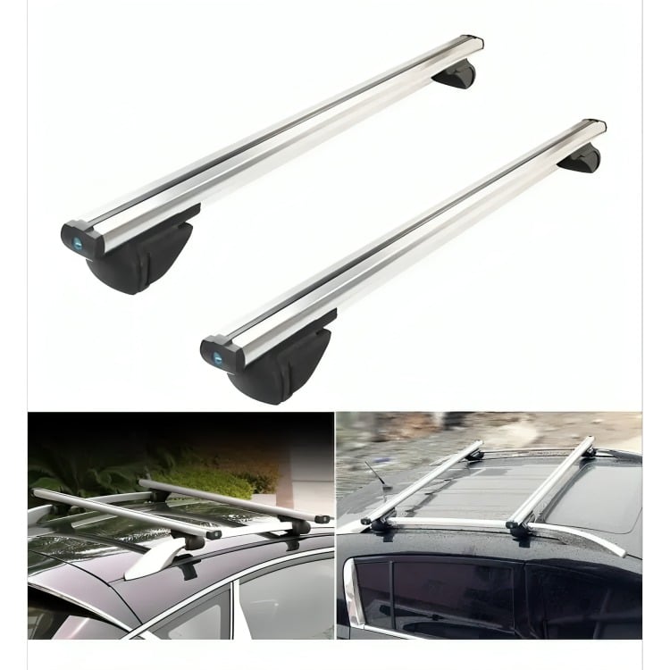 BARRAS PORTAEQUIPAJE TRANSVERSAL PARRILLA AUTO UNIVERSAL - 1