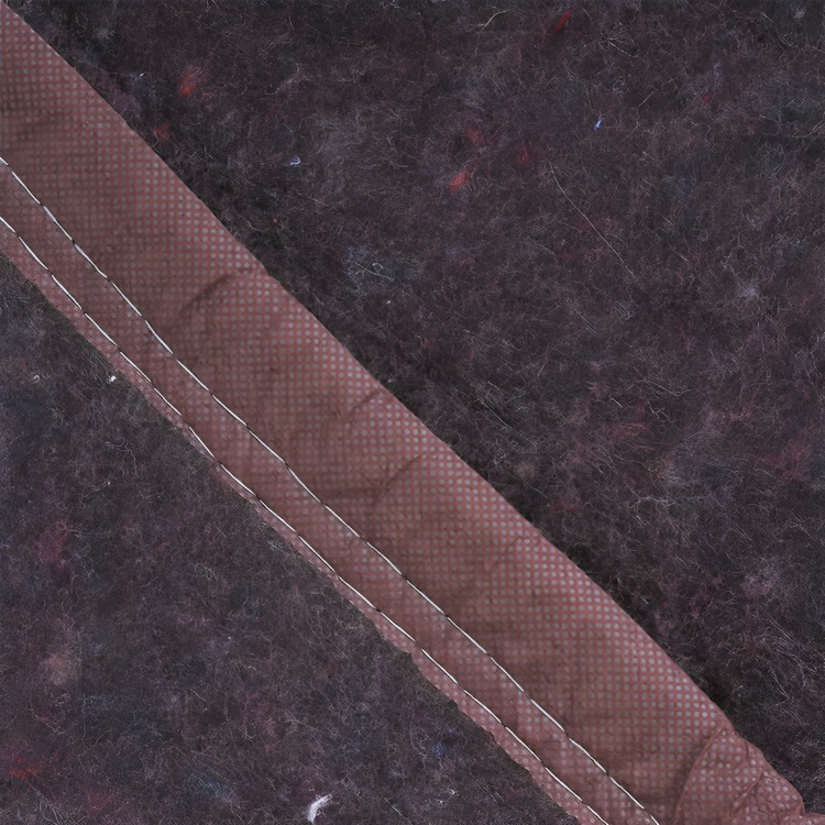 FRAZADA TÉRMICA SINGLE / LÍNEAS MORADO – PLUMETTI - 1