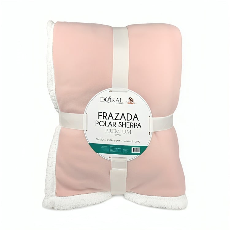 SÁBANAS POLAR COMPOSÉ 1.5 PLAZAS / BICOLOR MORADO – DORAL - 3