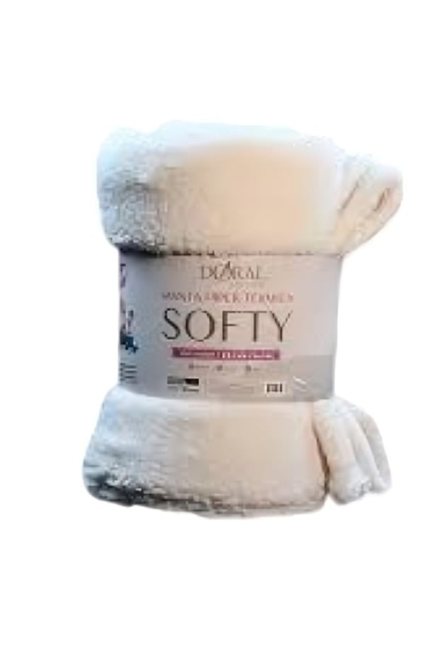 MANTA SOFTY LISA / CRUDO – DORAL 127×152 CM. - 2