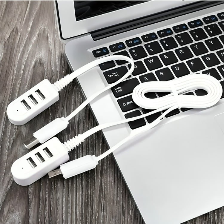 SPLITTER HUB USB X3 ALARGADOR ZAPATILLA USB 2.4A 1.20 MTS - 3