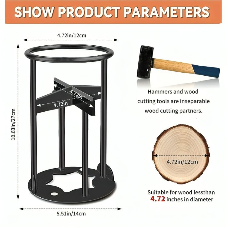 CORTADOR DE LEÑA MANUAL PORTÁTIL PARA MADERA - 4