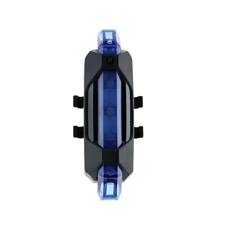 LUCES LED RECARGABLES PARA BICICLETA AZUL - 2