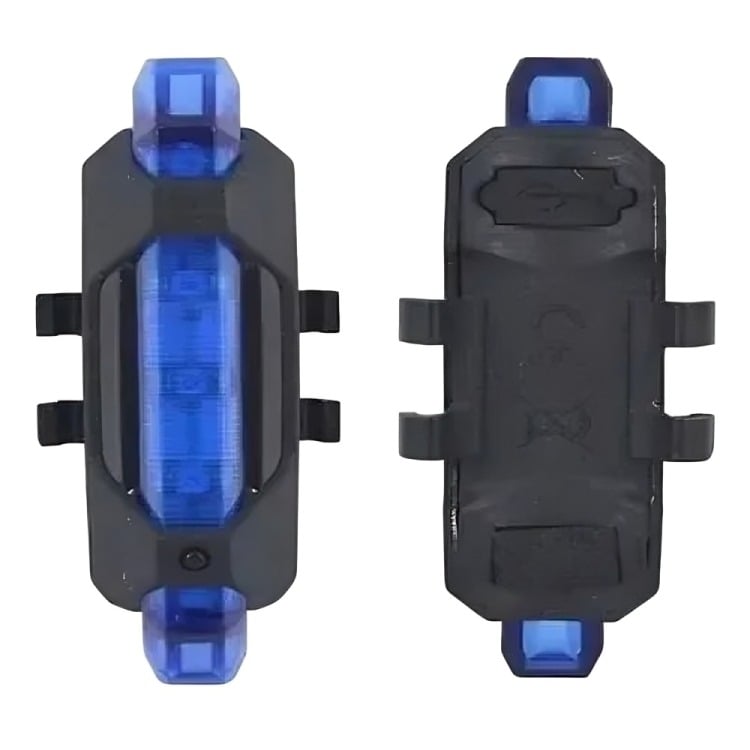 LUCES LED RECARGABLES PARA BICICLETA AZUL - 3
